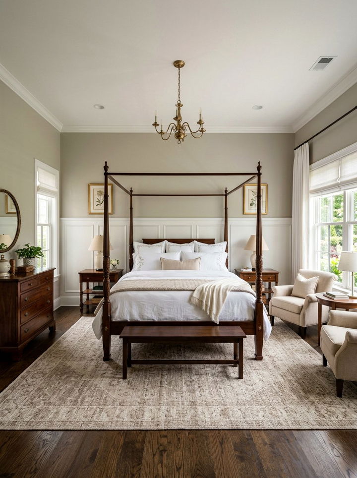 Traditional Neutral Bedroom - 30 beige and white bedroom ideas