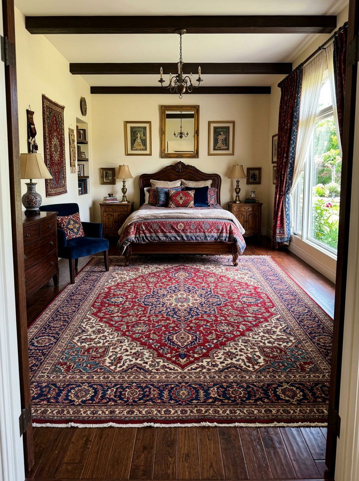 Traditional Persian Rug - 30 traditional bedroom ideas