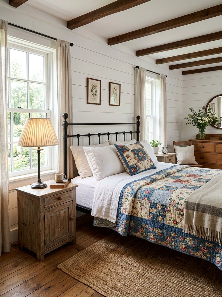 Traditional Pleated Shade Lamp - 30 bedroom lamp ideas