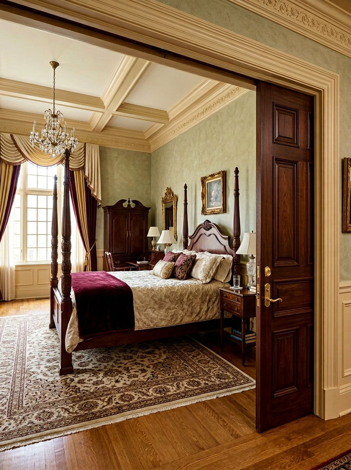 Traditional Pocket Door Bedroom - 30 bedroom pocket doors