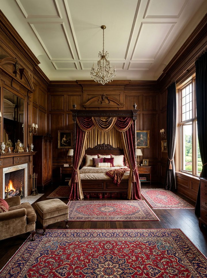 Traditional Raised Panel Walls - 30 bedroom paneling ideas