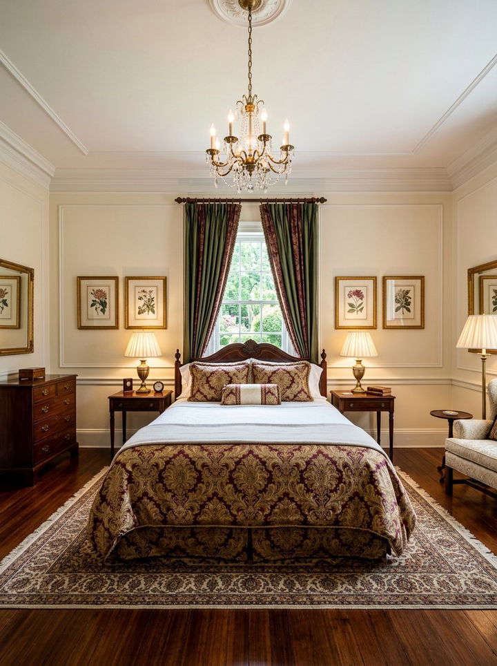 Traditional Symmetrical Bedroom - 30 bedroom bed making ideas