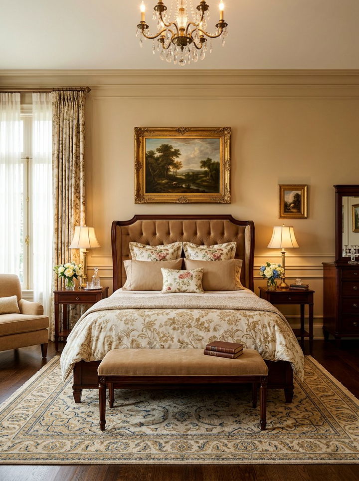 Traditional Tan Bedroom - 30 warm tan bedroom ideas