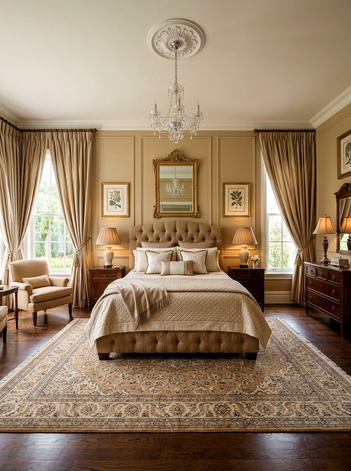 Traditional Tan Bedroom - 30 tan bedroom ideas