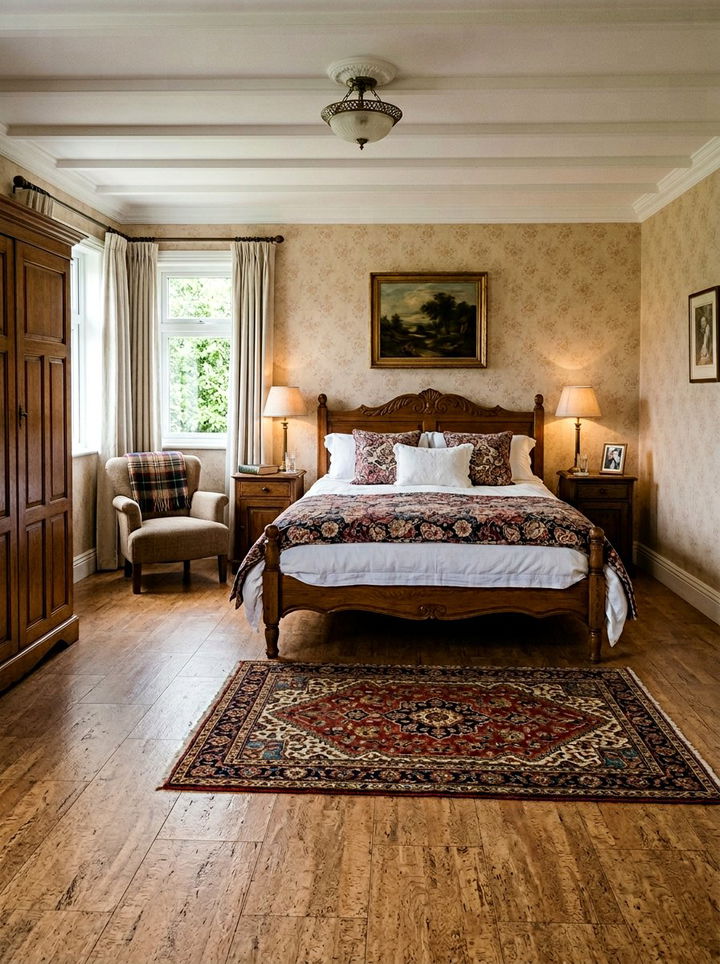 Traditional bedroom cork - 30 bedroom cork flooring ideas