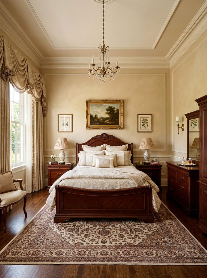 Traditional beige bedroom - 30 beige bedroom design ideas