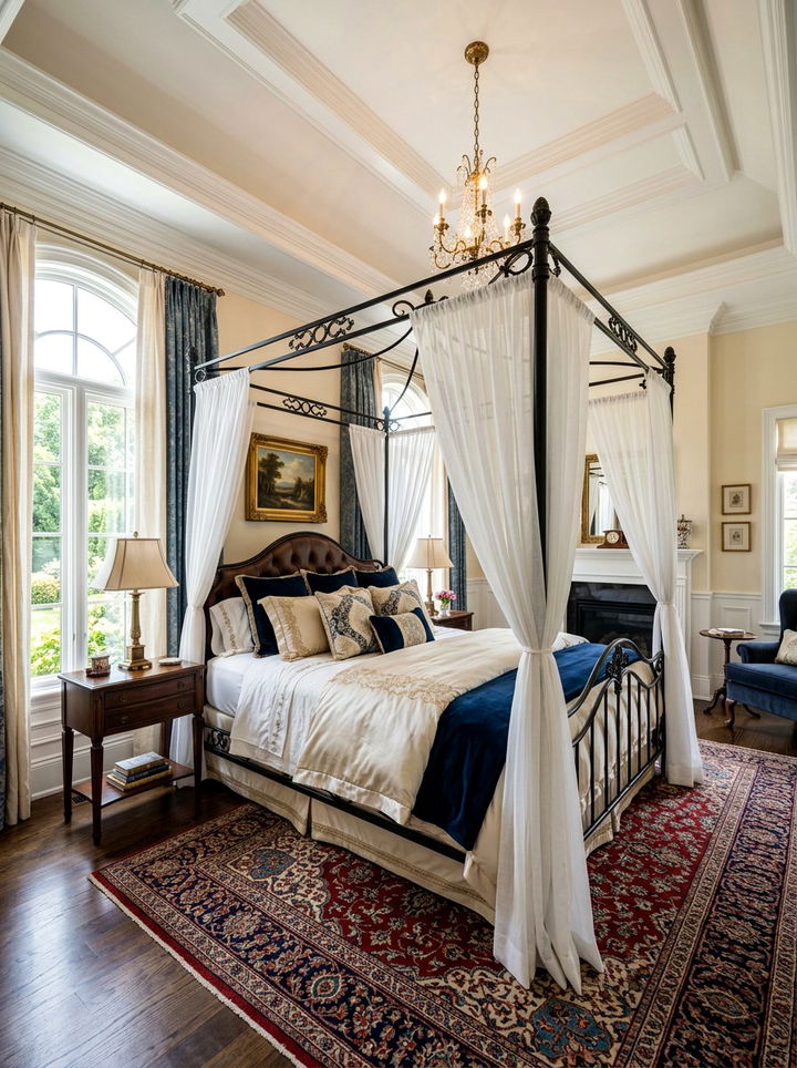 Traditional canopy bed master bedroom - 30 high end bedroom ideas