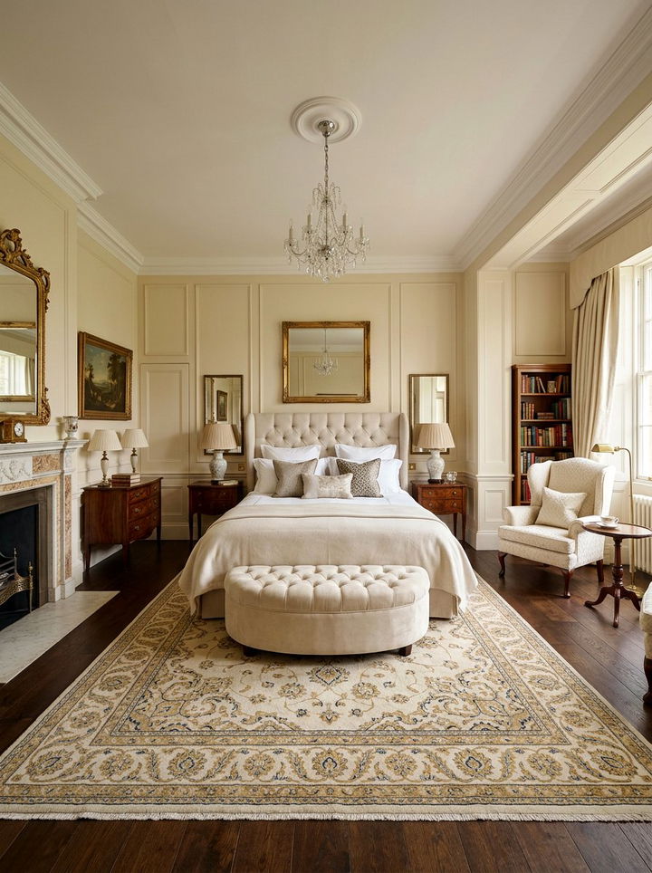 Traditional cream master bedroom layout - 30 traditional cream bedroom ideas
