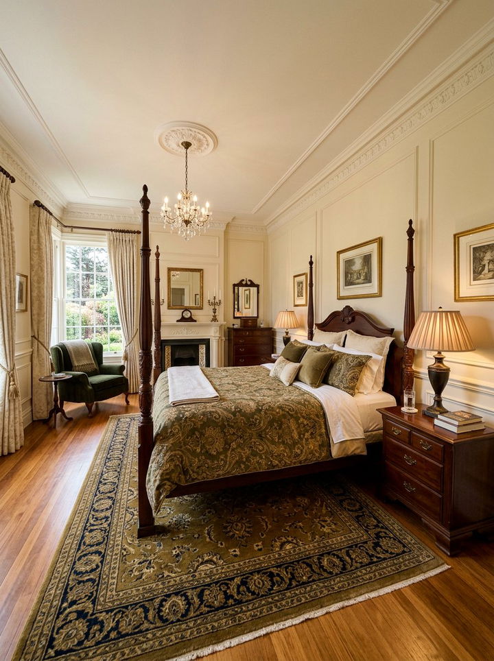 Traditional cream master bedroom - 30 olive and cream bedroom ideas