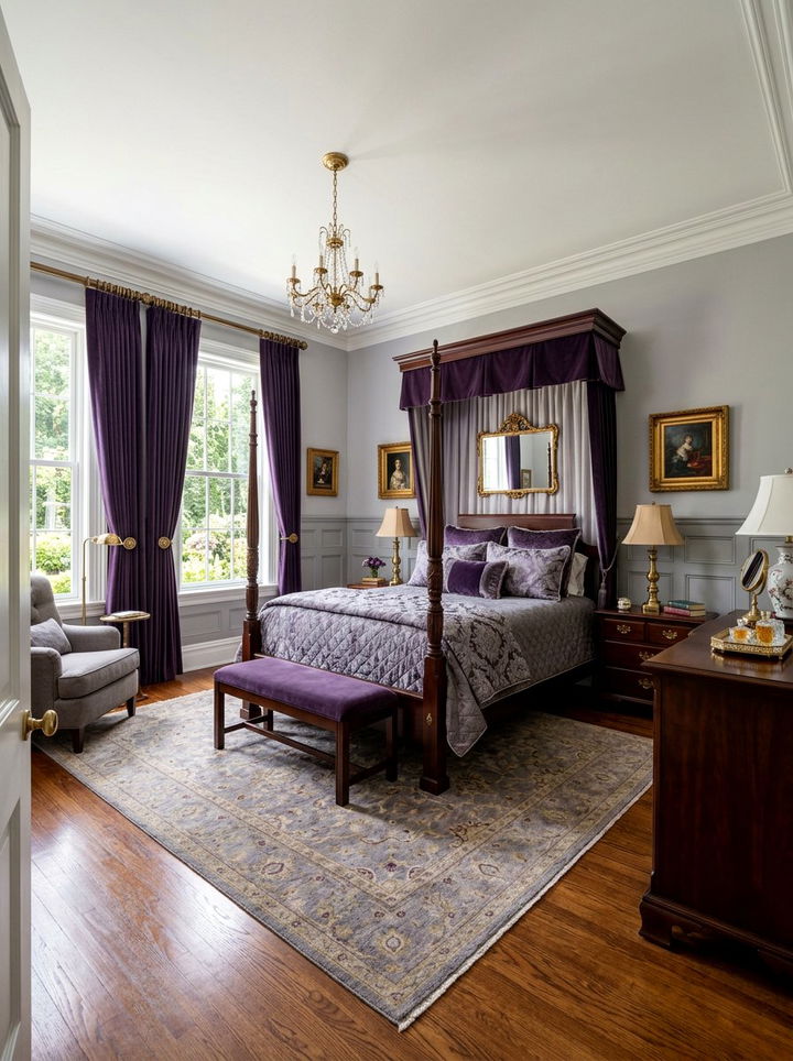 30 Purple and Gray Bedroom Ideas for a Sophisticated Look