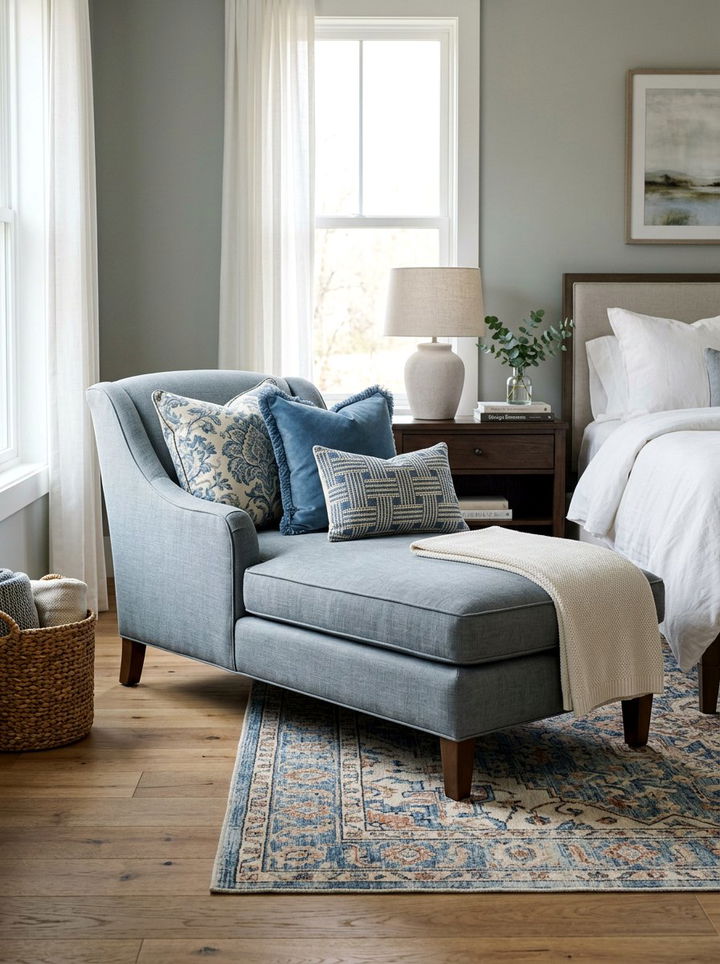 Transitional Bedroom Chaise Lounge - 30 bedroom chaise lounges