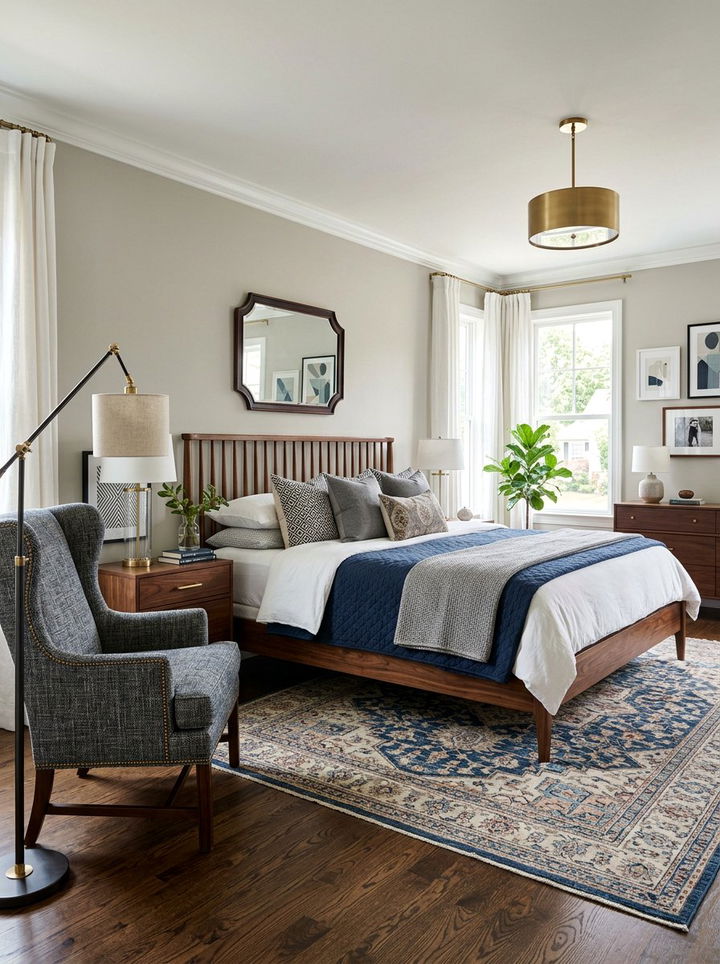 Transitional Bedroom Layout - 30 new build bedroom ideas