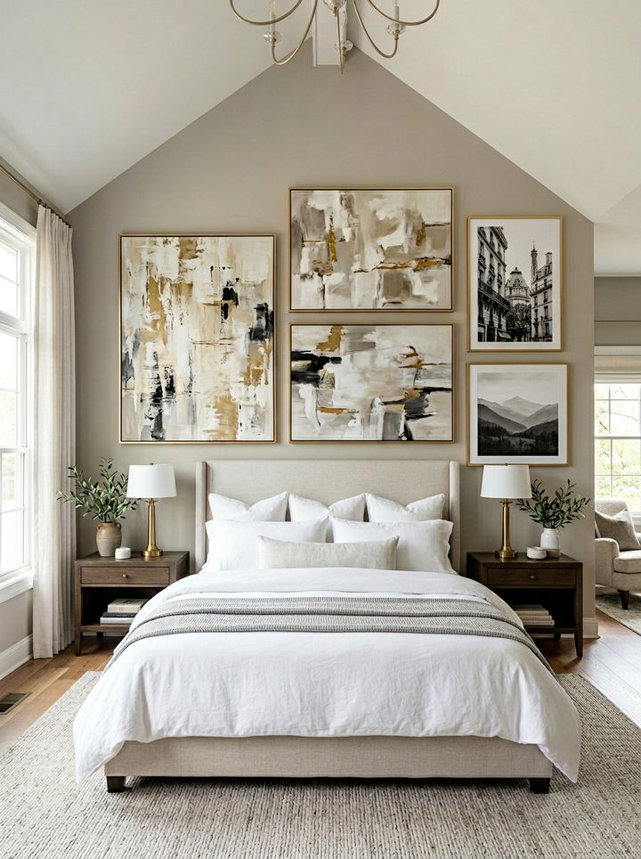 Transitional Bedroom Wall Art - 30 transitional bedroom ideas