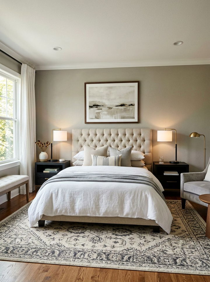 Transitional Cozy Bedroom - 30 quick bedroom ideas