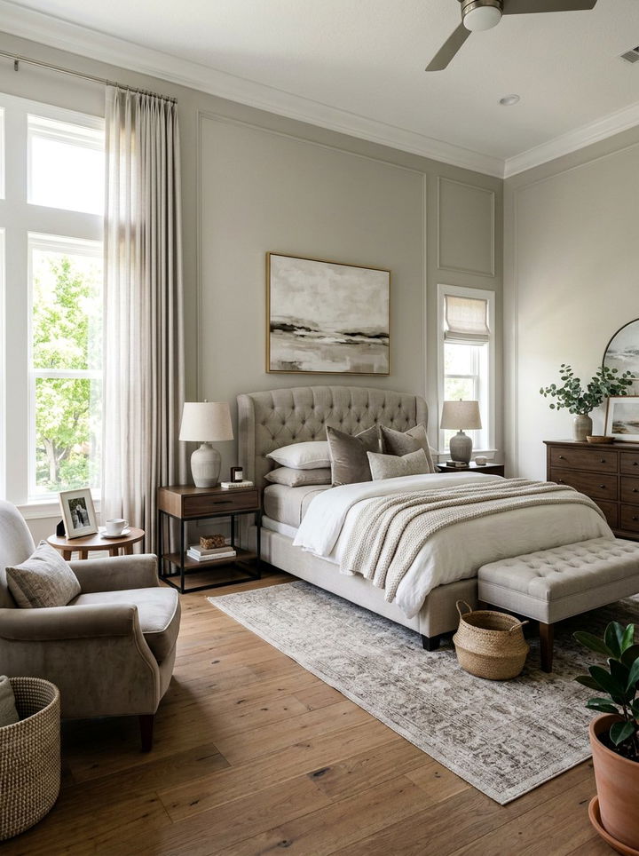 Transitional Greige Bedroom Furniture - 30 greige bedroom ideas