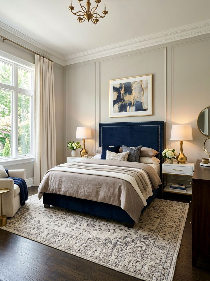 Transitional Master Bedroom - 30 townhouse bedroom ideas