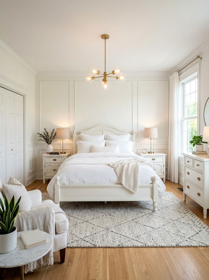 Transitional White Bedroom - 30 contemporary white bedroom ideas