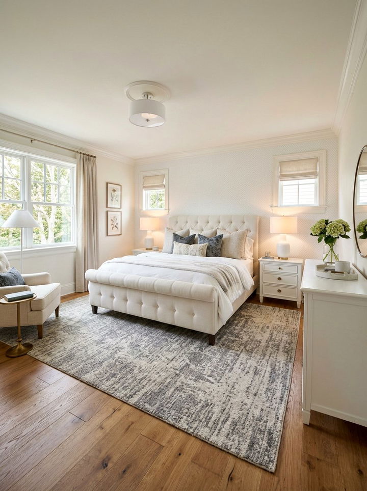 Transitional White Bedroom - 30 all white bedroom ideas