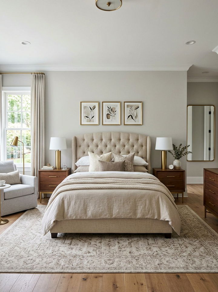 Transitional bedroom - 30 bedroom upgrade ideas