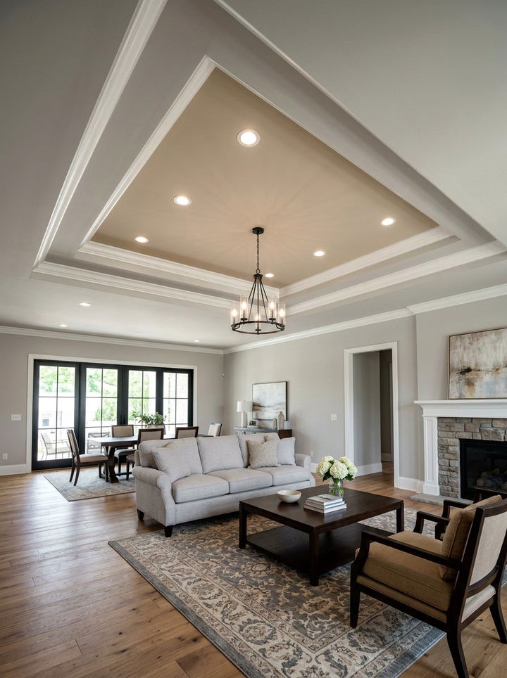 Transitional tray ceiling - 30 bedroom tray ceiling ideas