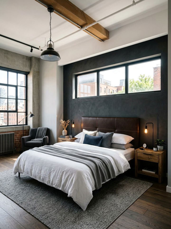 Transom Window Above Bed - 30 bedroom window design ideas