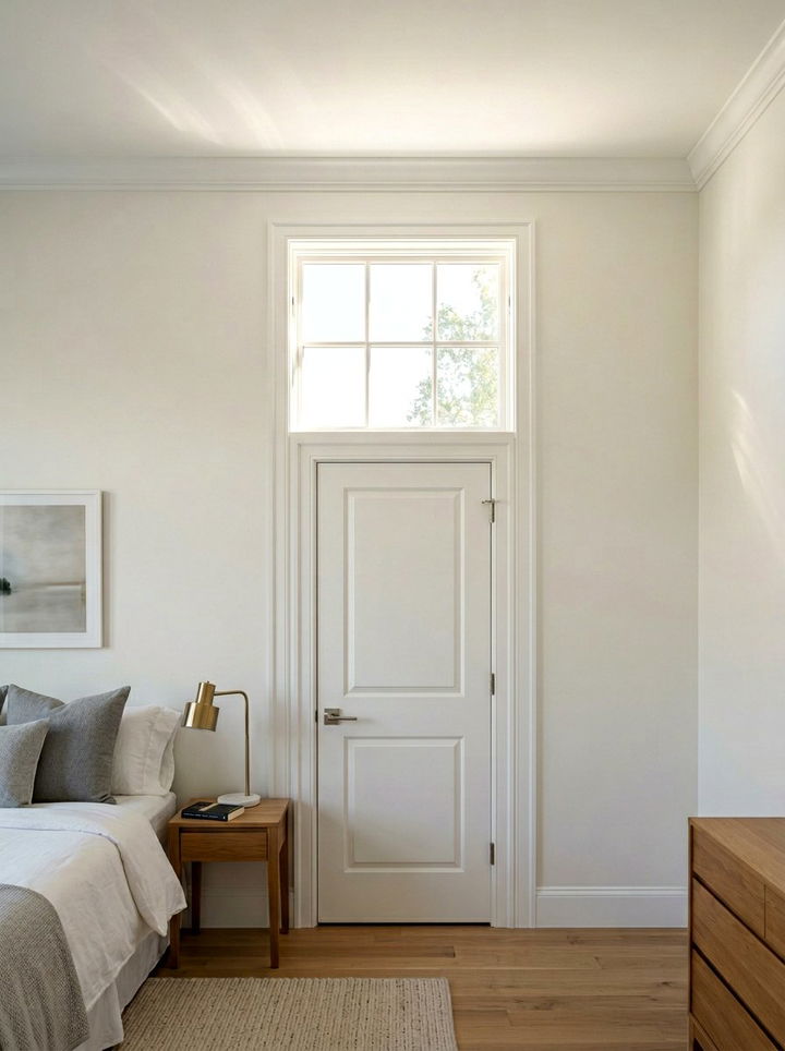 Transom Window Install - 30 low ceiling bedroom ideas