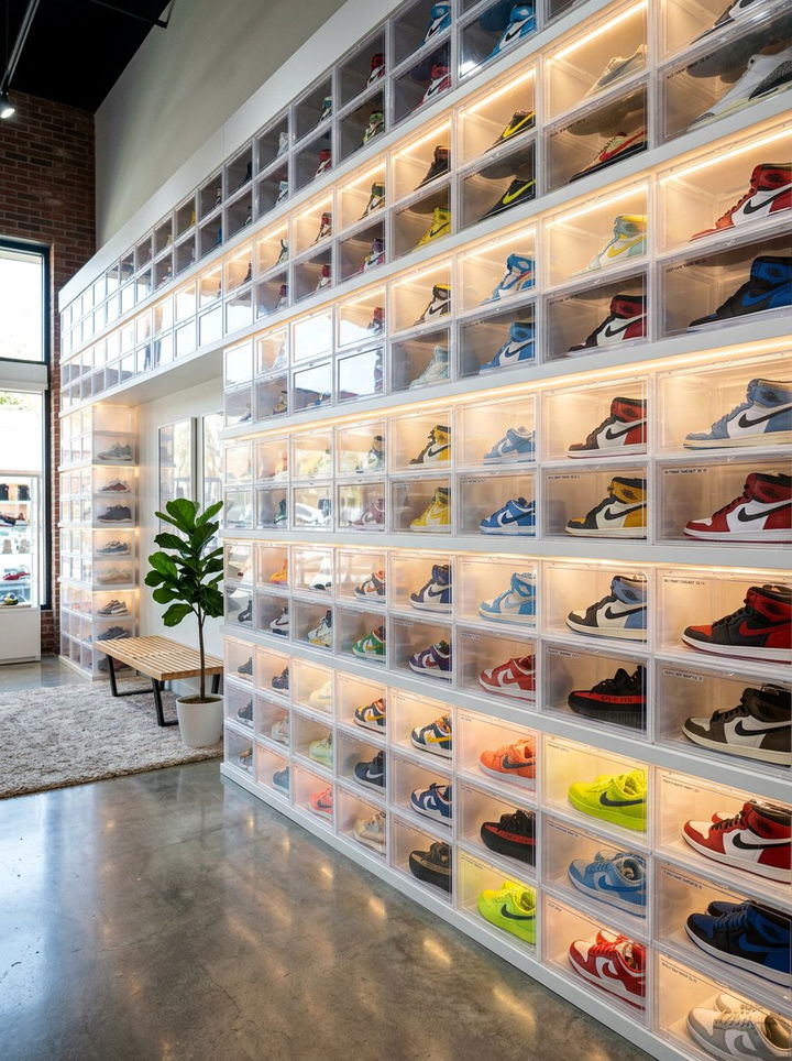 Transparent Shoe Boxes - 30 bedroom storage boxes