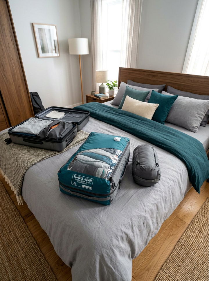 Travel Luggage Compression Bag - 30 bedroom vacuum storage bags