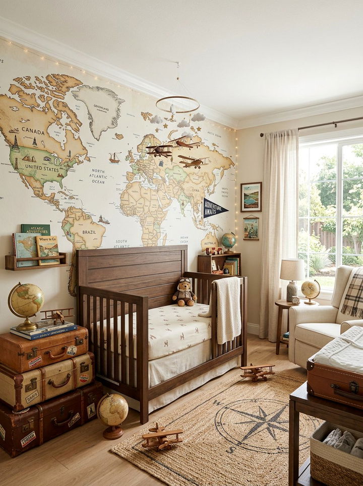 Travel nursery - 30 baby bedroom ideas