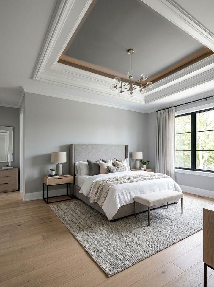 Tray Ceiling - 30 bedroom ceiling designs