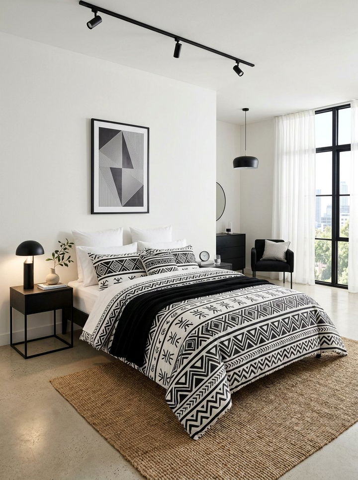 Tribal Print Bedding - 30 African bedroom ideas