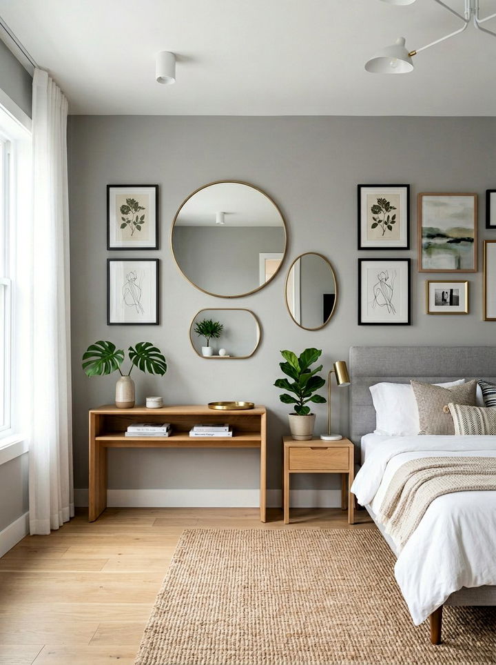Triple Mirror Set - 30 bedroom mirror ideas