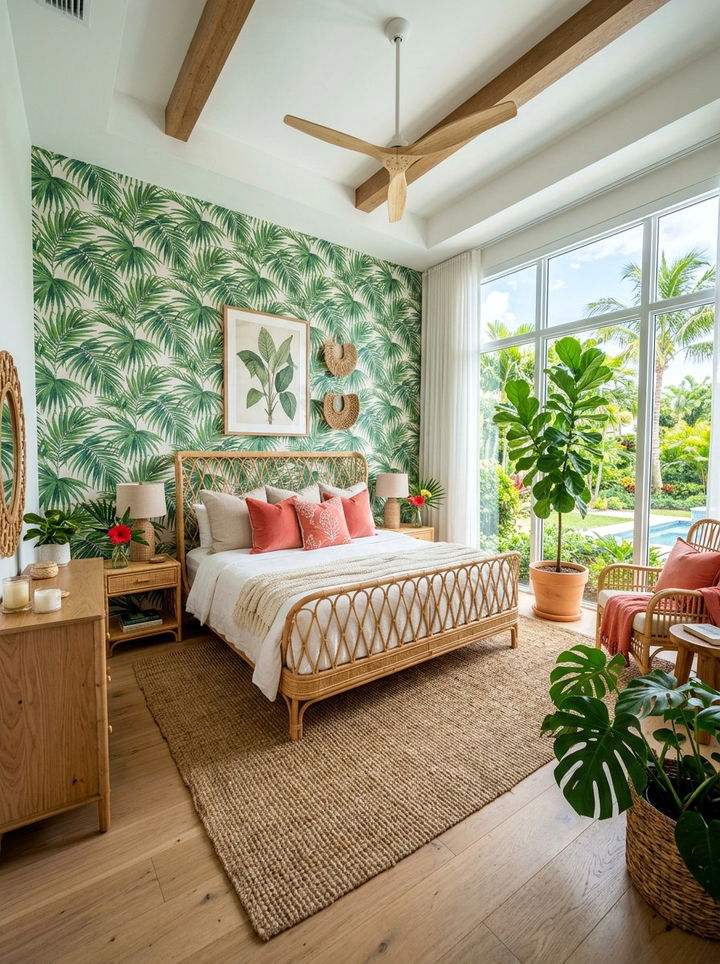 Tropical Bedroom - 30 bedroom redesign ideas
