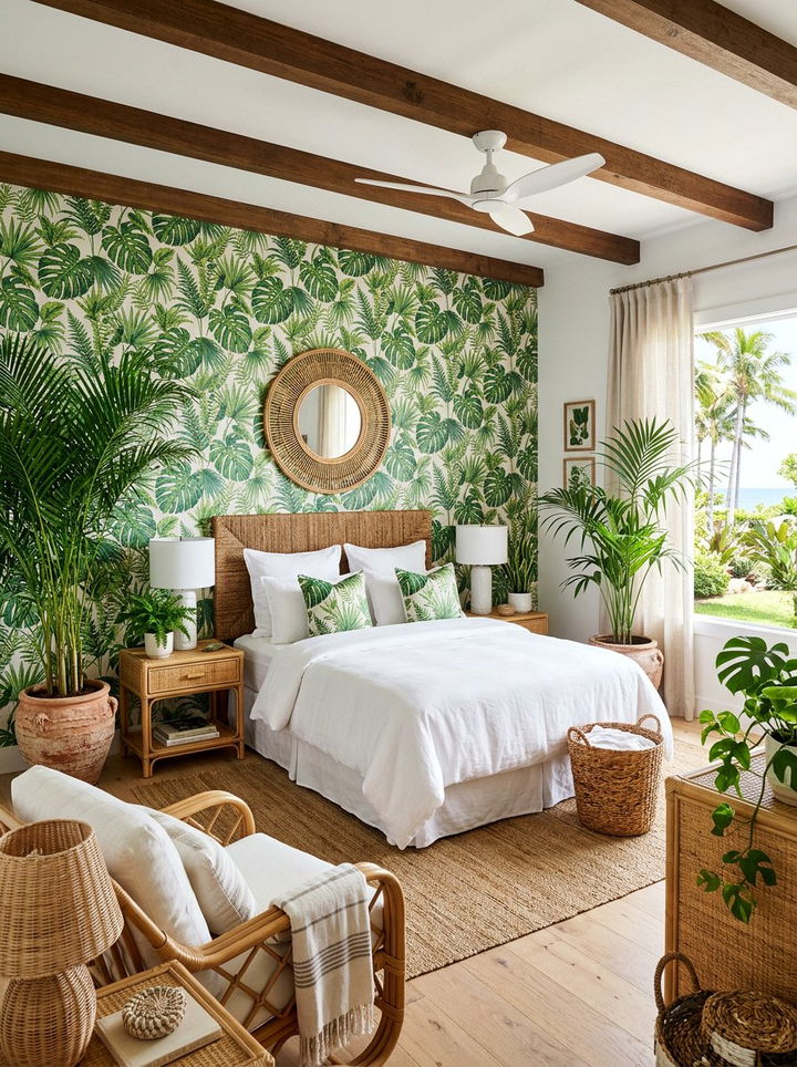 Tropical Bedroom - 30 bedroom transformation ideas