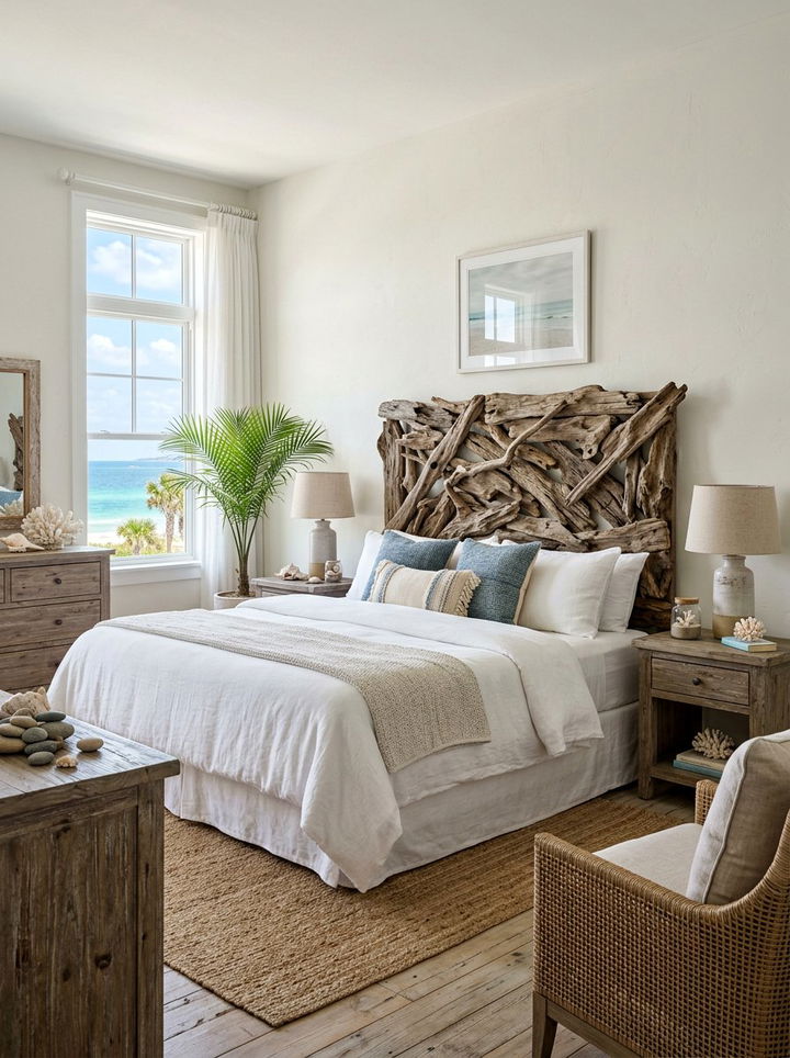 Tropical Driftwood Bedroom Decor - 30 Hawaiian bedroom ideas