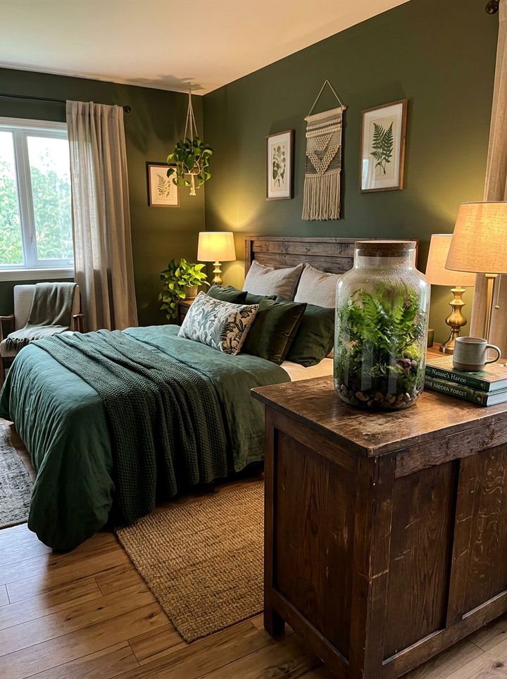 Tropical Fern Terrarium - 30 bedroom terrariums