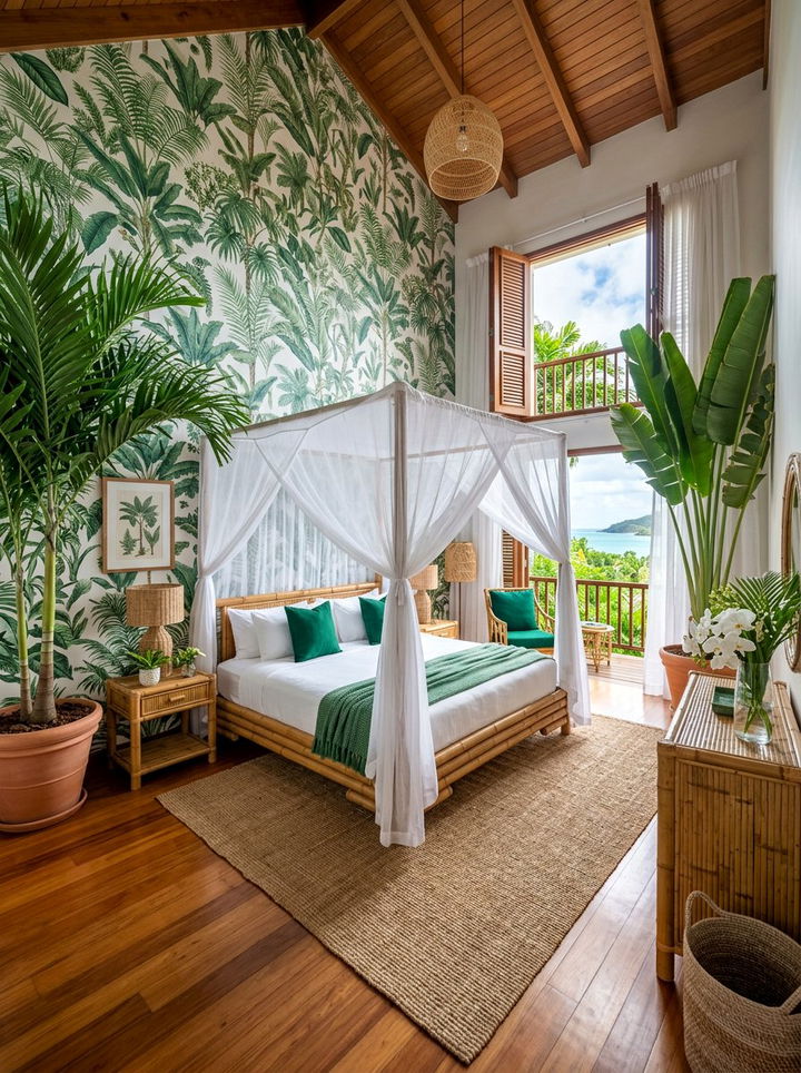 Tropical Master Bedroom - 30 large bedroom ideas