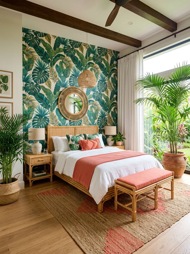Tropical Oasis Bedroom - 30 newlywed bedroom ideas