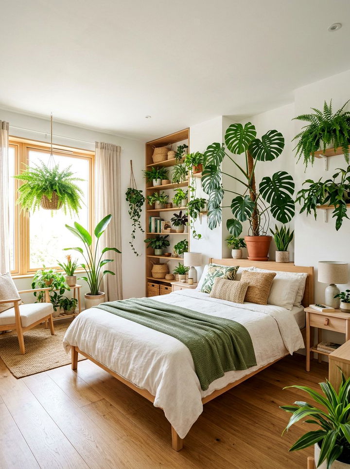 Tropical Plant Decor - 30 dinosaur bedroom ideas