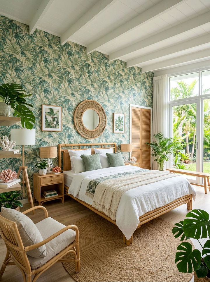 Tropical Sage Green Bedroom - 30 sage green bedroom ideas