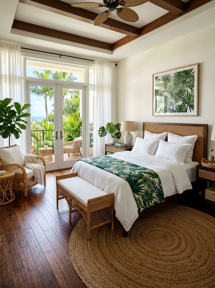 Tropical oasis bedroom - 30 serene bedroom ideas