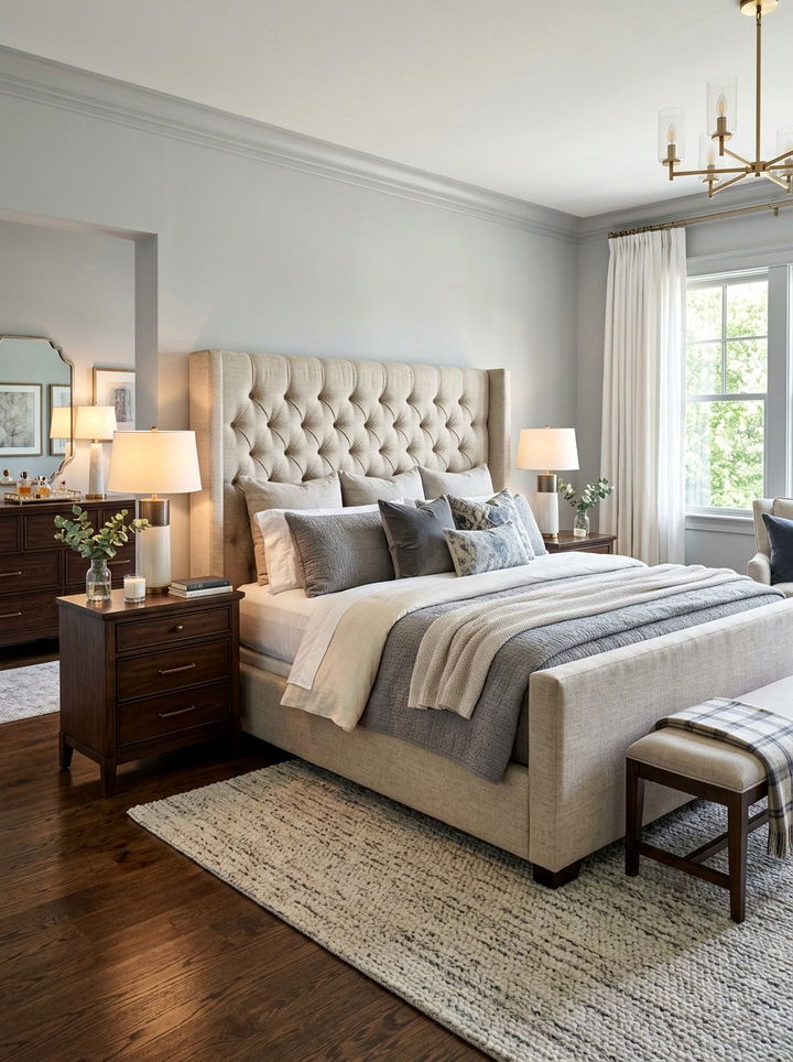 Tufted Headboard Bedroom Set - 30 affordable bedroom sets