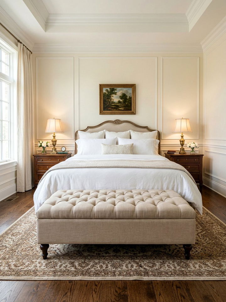 Tufted Storage Ottoman - 30 bedroom storage trunks