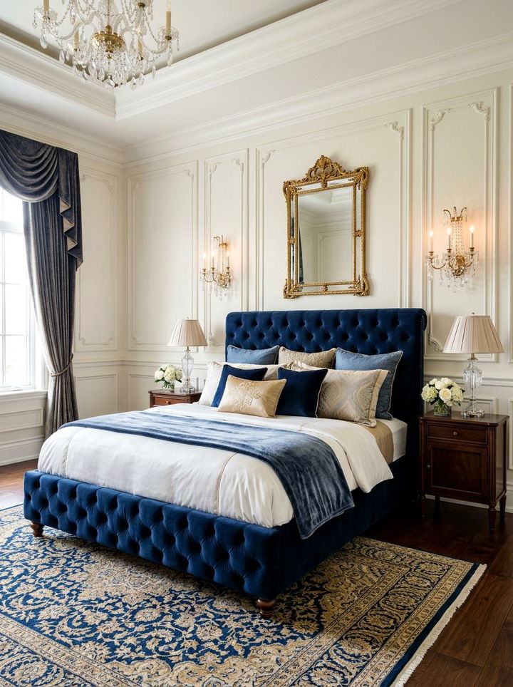 Tufted chesterfield bed frame - 30 bedroom bed frames