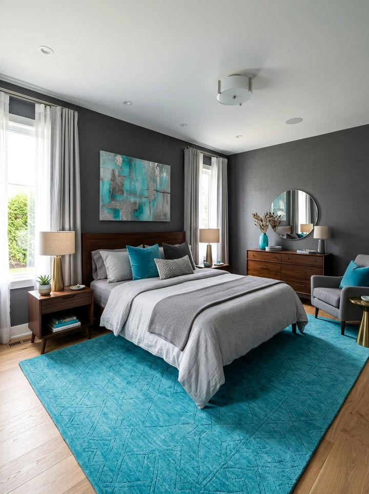 30 Refreshing Turquoise Bedroom Ideas for a Modern Space