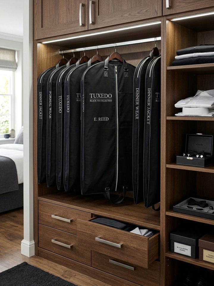 Tuxedo Storage Bag - 30 bedroom suit bags
