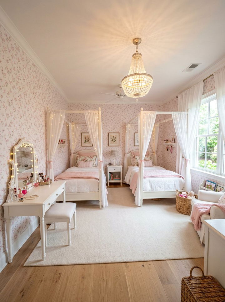Twin Girl Bedroom - 30 twin siblings bedroom ideas