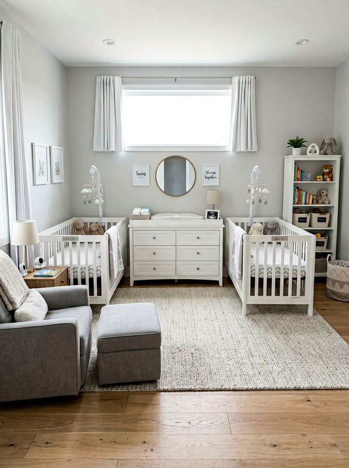 Twin Nursery - 30 infant bedroom ideas