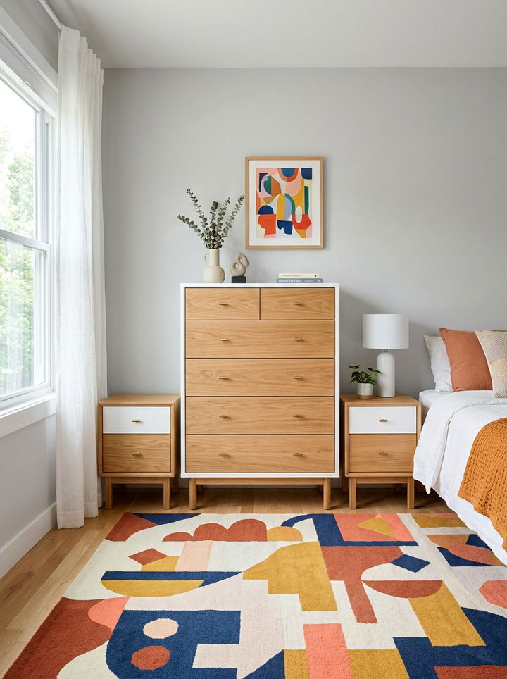 Two Tone Tall Dresser - 30 bedroom tall dressers