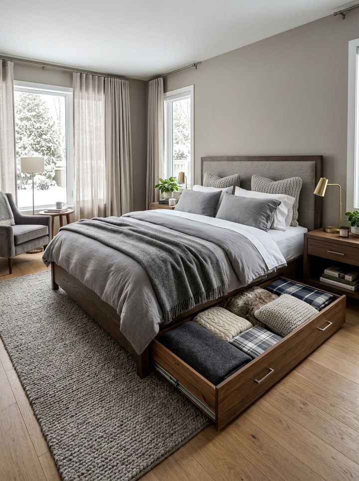 Under Bed Drawer - 30 bedroom drawer organization ideas